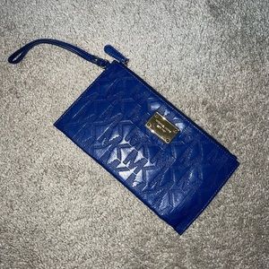 Michael Kors Blue Clutch